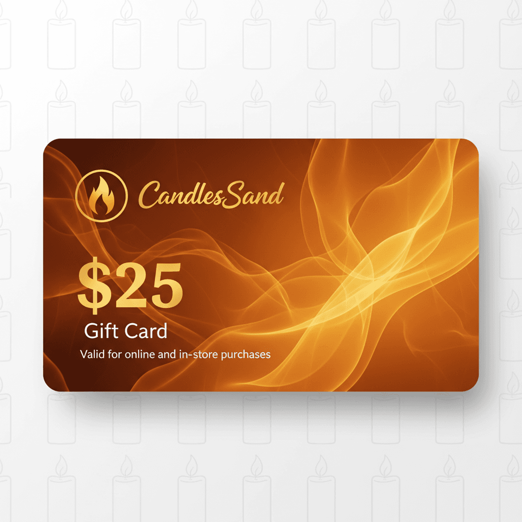 gift card candle sand