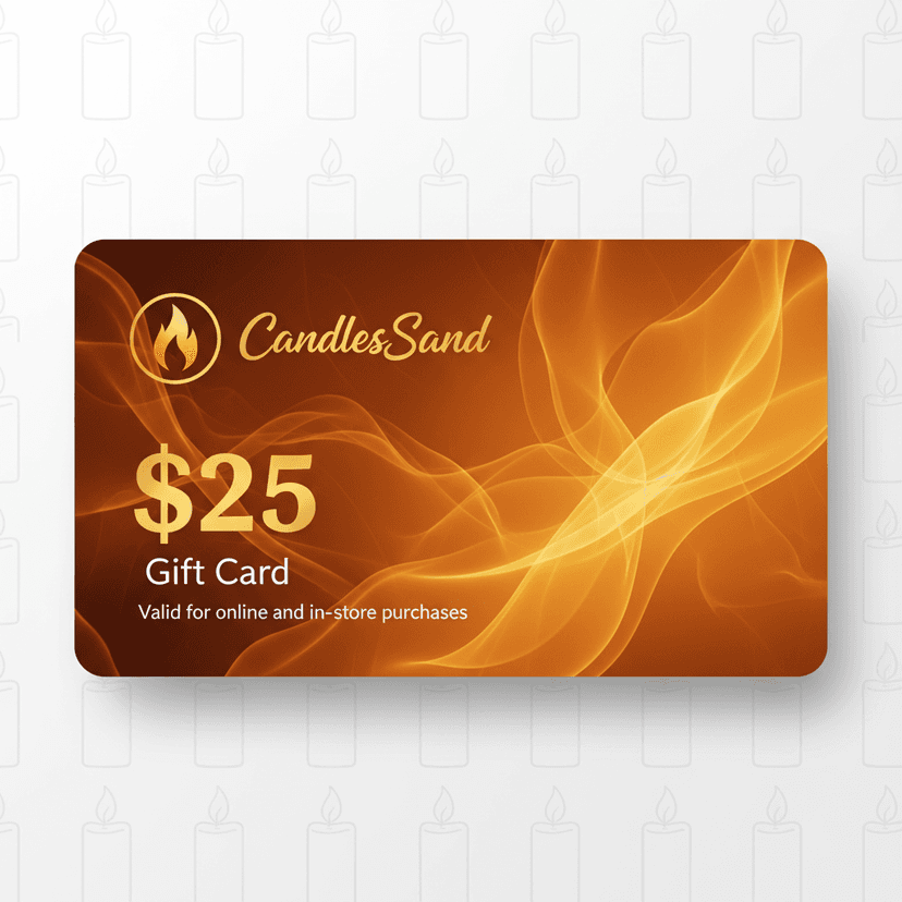 gift card candle sand