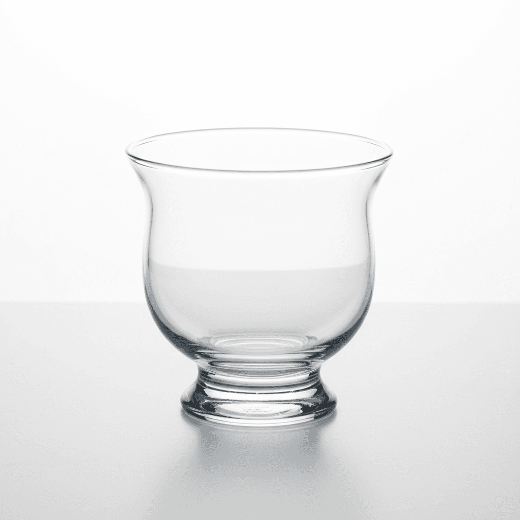 glass bowl candle sand