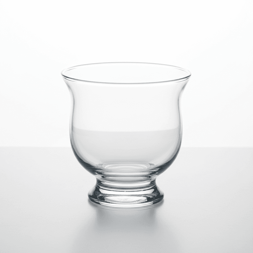 glass bowl candle sand