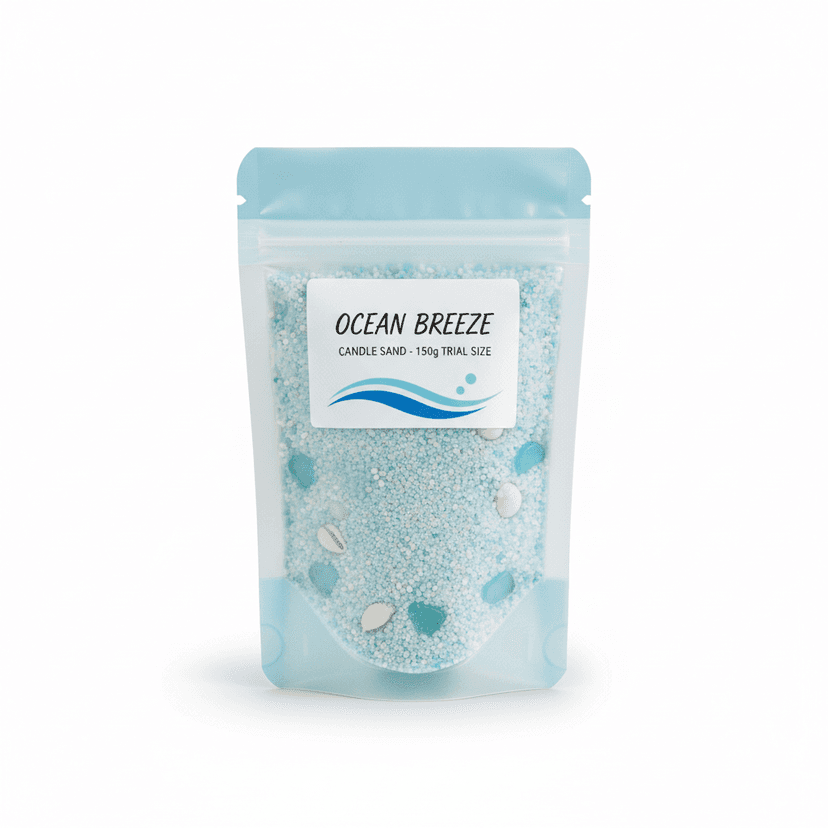 ocean breeze mini candle sand